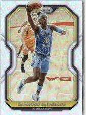 2021-22 Panini Prizm WNBA Silver Prizm Diamond DeShields Chicago Sky #72