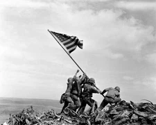 Marines Raising the Flag over Iwo Jima 8"x 10" World War II Photo WW2 Picture #9