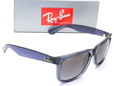 New Polarized RAY-BAN Sunglasses JUSTIN RB 4165 6596/T3 Blue