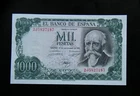 122 - SPAIN  BANKNOTE  1.000 PESETAS 1971  "Echegaray"  UNC GEM