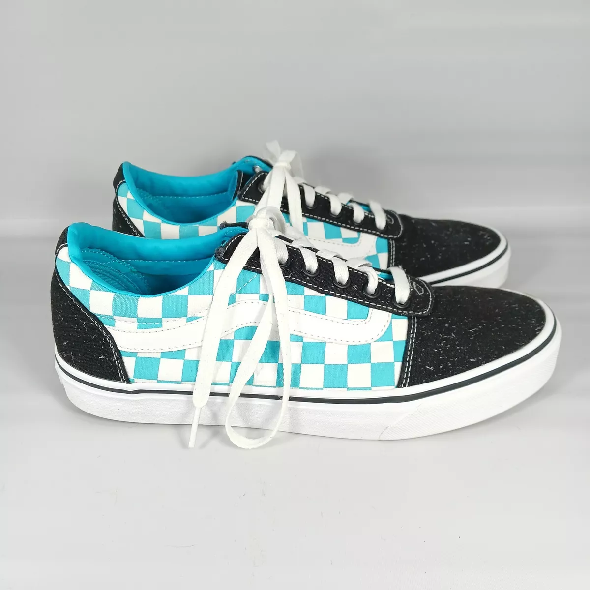 VANS Old Skool Turquoise Shoes, Women Size 10, UK Size 7.5, EUR | eBay