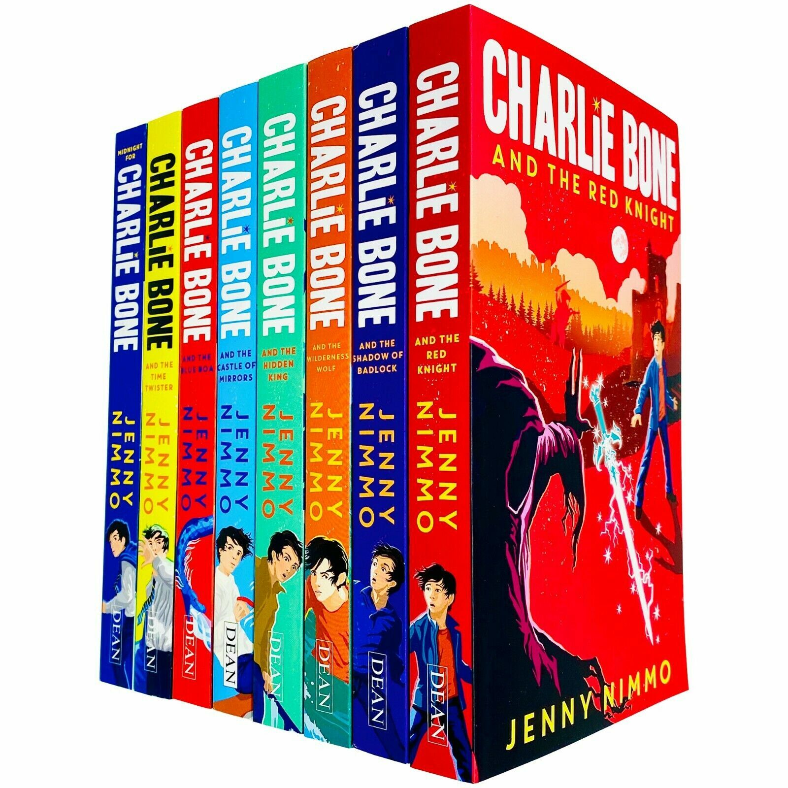 Charlie Bone Collection Jenny Nimmo 8 Books Set Red Knight, Midnight, Blue Boa