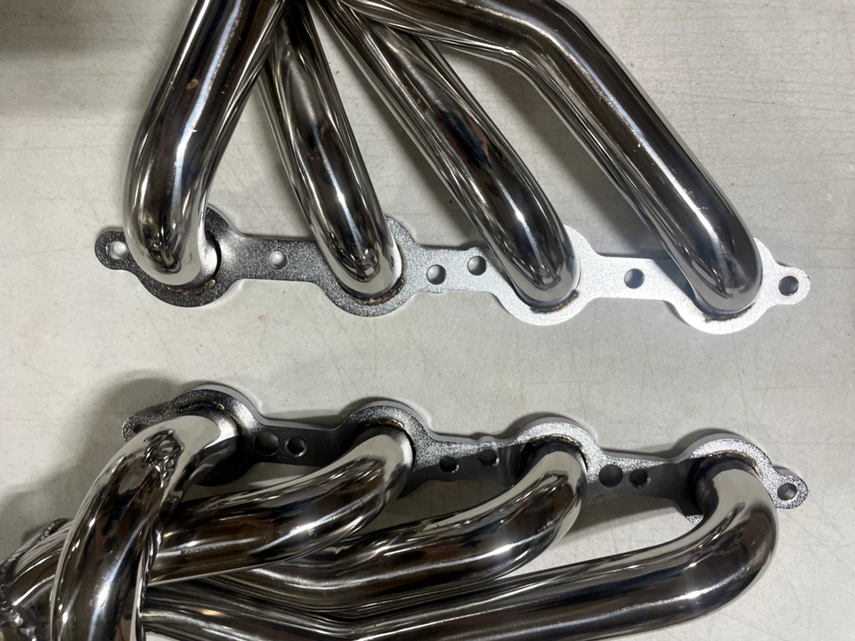 Cabezales de conversión para camión LS Swap S10 LS1 LS2 LS3 LS6 Bel Air Camaro DEVOLUCIÓN Foto 3 de 4