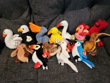 TY Beanie Babies Bird Collection Retired 13 Pc With Tags