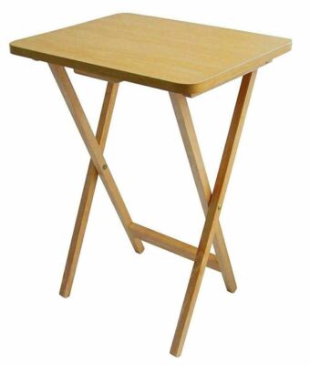 MDF Tragbar Klappbar Seite TV Klappbar Schreibtisch Laptop Tablett Kaffee Picknick Tee Tisch
