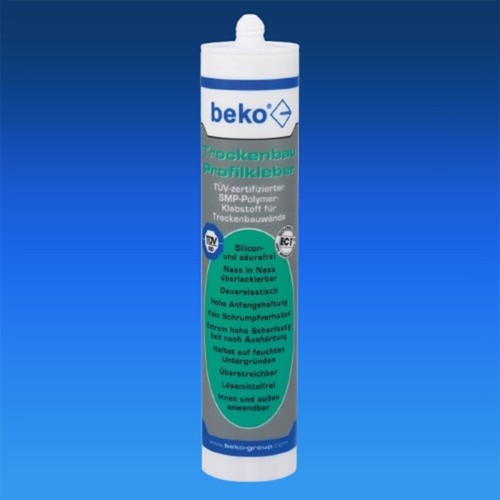 BEKO Spray Adesivo Alta Resistenza - Incolla Tessuti, Pelle, Plastica, Legno - Resistente All'Acqua Da -25°C A +80°C