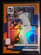 2022 Panini Donruss Baseball Holo Orange Base Parallel #203 - Corey Seager