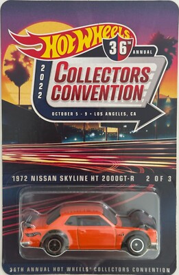 Hotwheels Convenção Skyline HT B Hot Wheels 36th Annual Convention 1972 Nissan Skyline HT 200GT-R