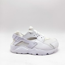  NEW PRE-SCHOOL Kids NIKE Air Huarache Run PS Triple White  704949 110 