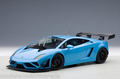 AUTOart 1/18 ランボルギーニ ガヤルド GT3 FL2 2013 2013 LAMBORGHINI GALLARDO GT3 FL2 LIGHT BLUE 1:18 by AUTOART