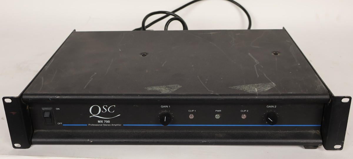 QSC MX700 Professional Bridgeable Stereo Power Amplifier 700w for