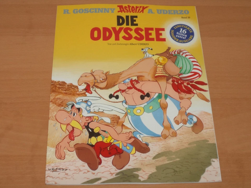 Asterix & Obelix Band 26 "DIE ODYSSEE" Limitierte Sonderausgabe 16 Seiten extra!