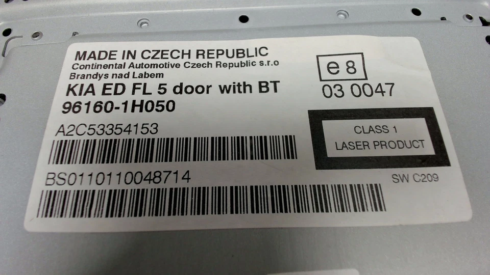 Radio ( Bluetooth / MP3 ) Kia Ceed 1.6 Crdi SW ED 12 Monate Garantie - Bild 3 von 4