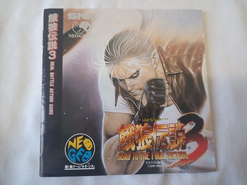 Garou Densetsu 3 Fatal Fury 3 Wirbelsäulenkarte SNK Neo Geo CD Japan Import US-Verkäufer - Bild 8 von 11