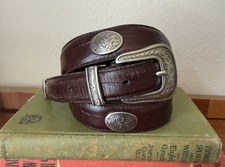 Men s Genuine Leather Belt Size 36 Brown with...