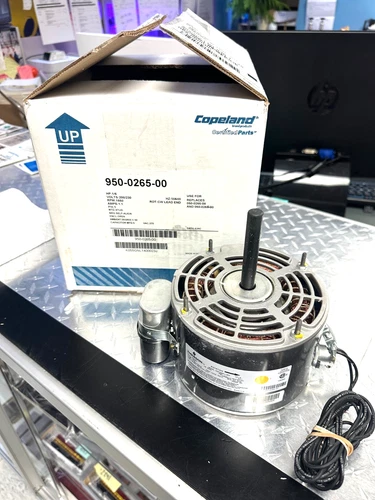 Copeland Condensing Unit Condenser Fan Motor 950-0265-00, EMERSON 208/230V