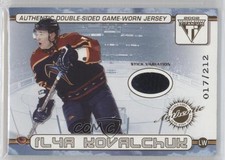 2001 Pacific Private Stock Titanium Stick Ilya Kovalchuk Teemu Selanne HOF 0v1