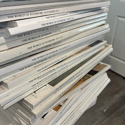 RANDOM PICK OF THE WORLD INTERIORS MAGAZINES READ