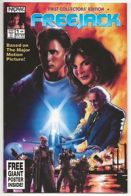 Now Comics FREEJACK #1 first printing poster still intact