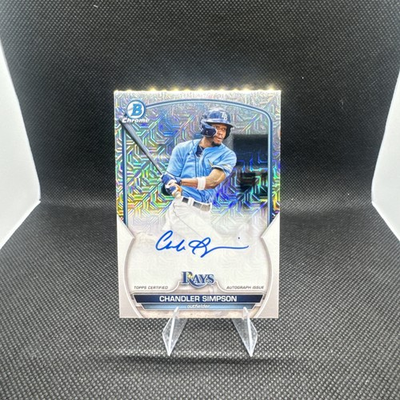 #ad 2023 Bowman Chrome Prospect Mega Box Autographs Chandler Simpson #BMA CS $20.00