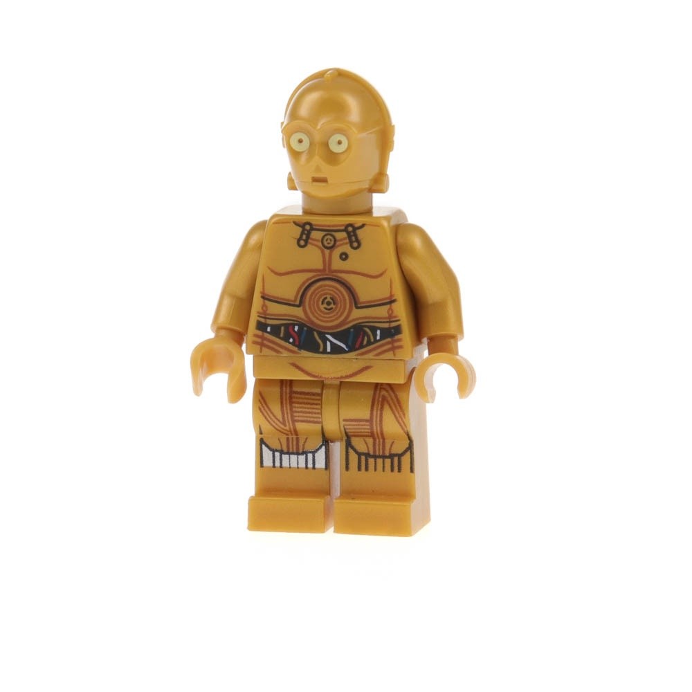 1x LEGO Star Wars Minifigure C-3PO Printed Wired Legs Droid 75159