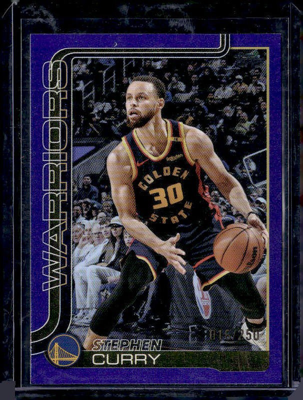 2025-26 Topps #135 Stephen Curry Purple Holo Foil #/250