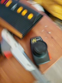 Atari flashback 7 classic game console Tested/ With Nes light Gun as-is Overall 