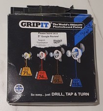 Gripit Plasterboard Fixings Assorted Kit 32 Pieces - Brand New and Unused.