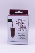 New - Streamline Pop Up Wine Glass - Portable Travel Wine Glass Cup- Extendable