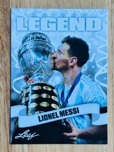 2024 Leaf Special Prized Legends Lionel Messi #26 ARGENTINA WORLD CUP CARD LEO