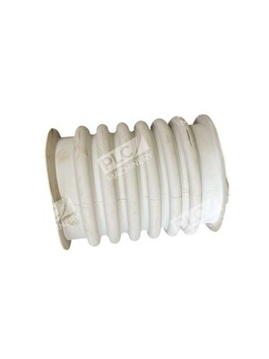 Industrial Flexible Connector / Bellow White Rubber Expansion Joint Absorber