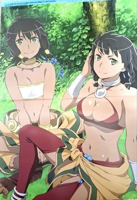 Schwert Oratorien - DanMachi Serie - Kemono Friends - Doppelseitiges Pin-up -