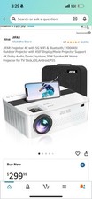 JIFAR Projector 4K with 5G WiFi  Bluetooth NEW
