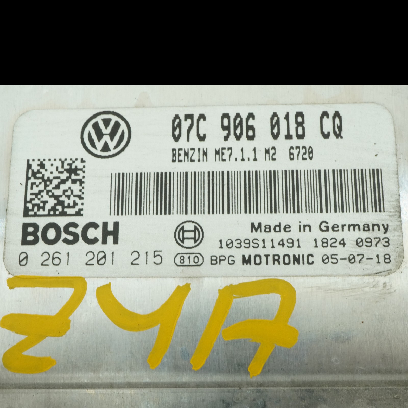 2006 Bentley Continental GT 6.0L ECU Engine Computer Control Module 07C906018CQ