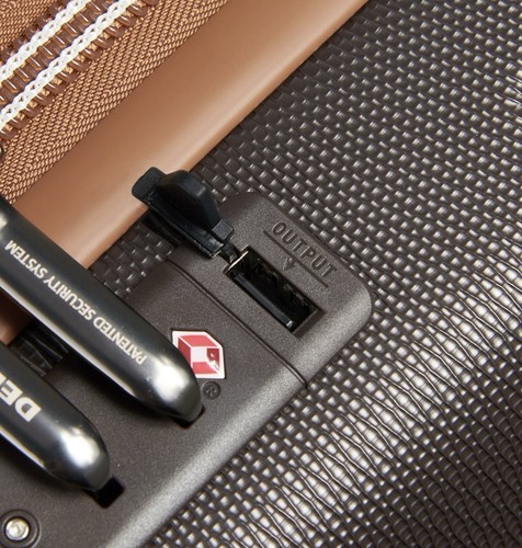 Delsey Paris Chatelet Air 2.0 21" Large Carry-On Spinner Luggage, Chocolate - Picture 4 of 19