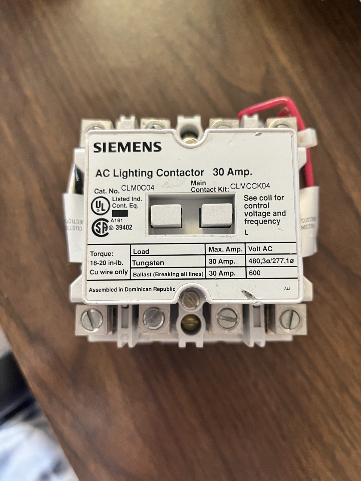 SIEMENS CLMOCO4120 / CLM0C04120 NEW NO BOX