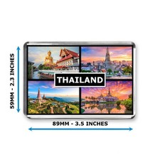 Thailand - Jumbo Fridge Magnet - By Mashed Designs