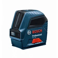 BOSCH GLL 55 Cross Line Laser,Red Beam,50 ft. Range 49Z234