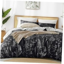 Black Queen Comforter Set - Queen Size Comforter Queen 90"x90" 04 - Black