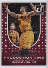 2014 Donruss Production Line Rebounds Press Proof Silver 11/25 Kevin Love 1n34