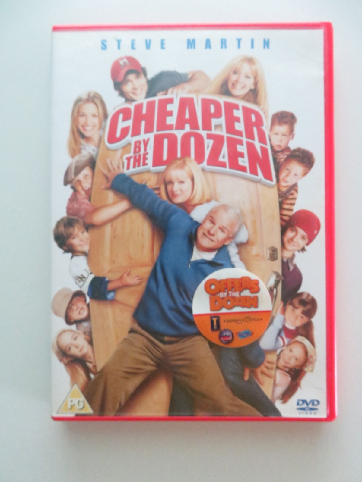 CHEAPER BY THE DOZEN (DVD) STEVE MARTIN BONNIE HUNT 2003 REGION 2