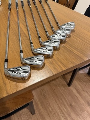 Cobra King MIM Tour 4-PW Steel Shaft Dynamic Gold S300 Stiff Flex Men's Iron Set