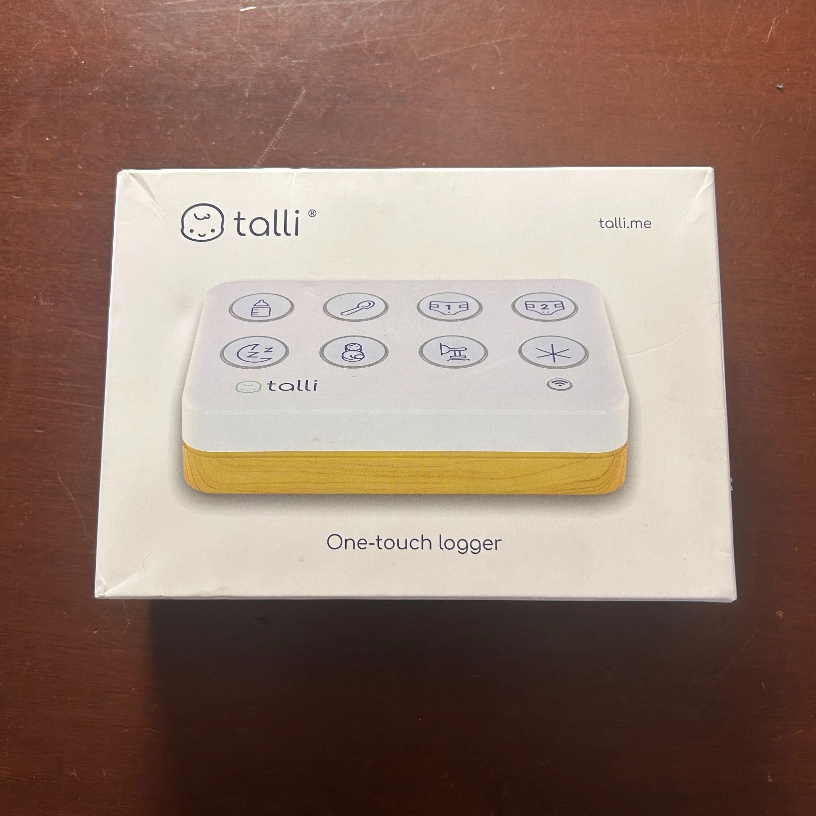 Talli Daily One-Touch Baby Tracker Baby Monitor Log Feedings Diapers More New