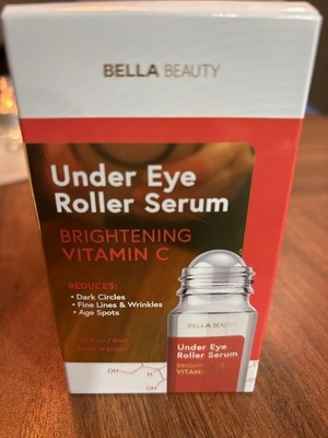Bella Beauty Under EYE ROLLER Serum / Brightening Vitamin C - New & SEALED