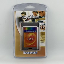 NEW TRANSCEND 5 in 1 Adapter TS0MADP5 Compact Flash Adapter For SM/SD/MMC/MS PRO