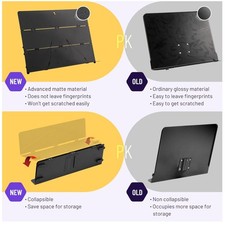 Adjustable Height Music Stand with Tri-fold Panel