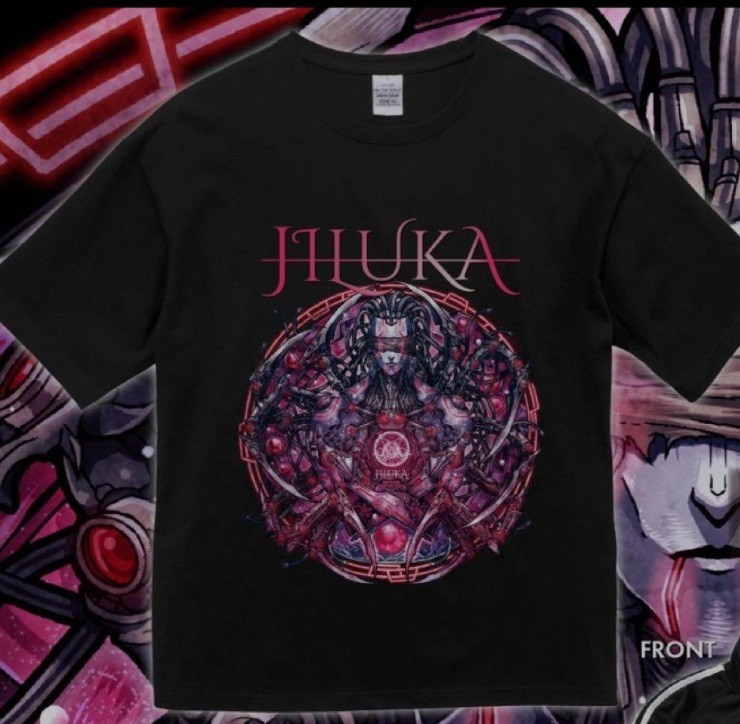 JILUKA S4VAGE T-shirt size L Ricko Sena Boogie Zyean V-kei METAL