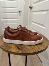 Frye Ivy Low Lace Women s Brown Leather Lace-Up Low-Top Sneakers US 8.5M