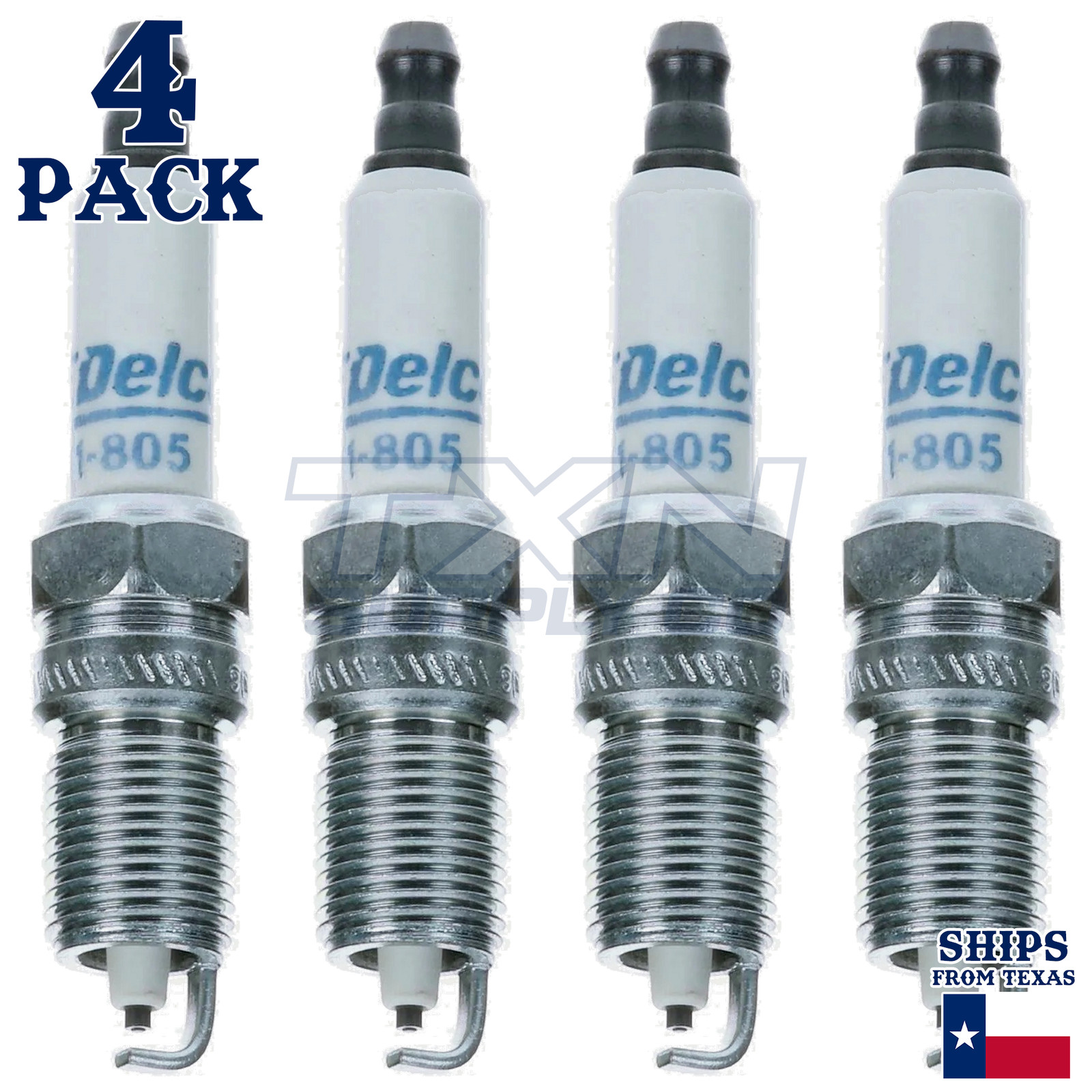 4 Pack GM ACDelco 41-805 Double Platinum Spark Plugs 19238470
