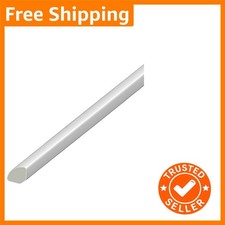 Lightweight 13mm Plastic Skirting Board - 1m Lengths, 5 Pack for Easy Install